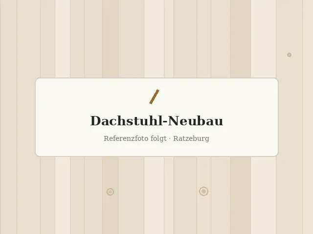 Neu errichteter Dachstuhl aus Konstruktionsvollholz auf einem Einfamilienhaus in Ratzeburg
